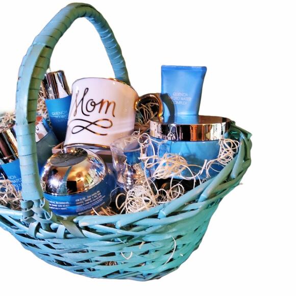 MOM'S SKIN CARE GIFT BASKET 8-PIECE QUENCH MICROWATER COMPLEX SET CLEANSER CREAM - Picture 3 of 13